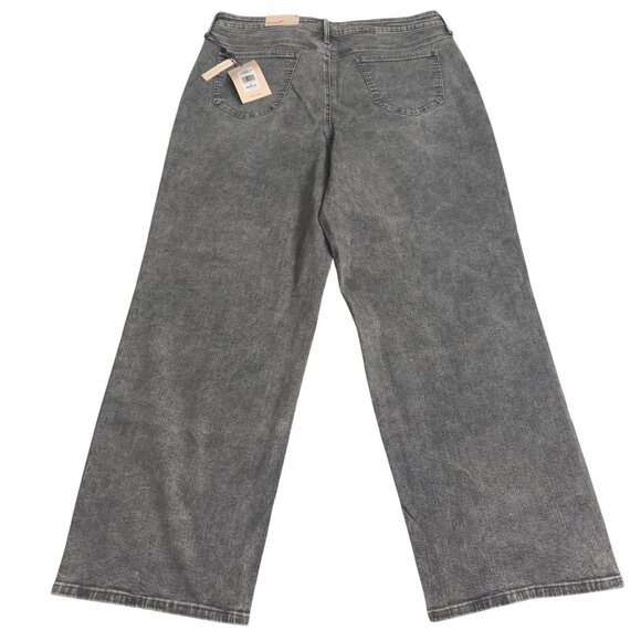 NYDJ Jemma Barrel Jeans Creekside High-Rise Lift Tuck Technology Women 14 Gray - Picture 3 of 15